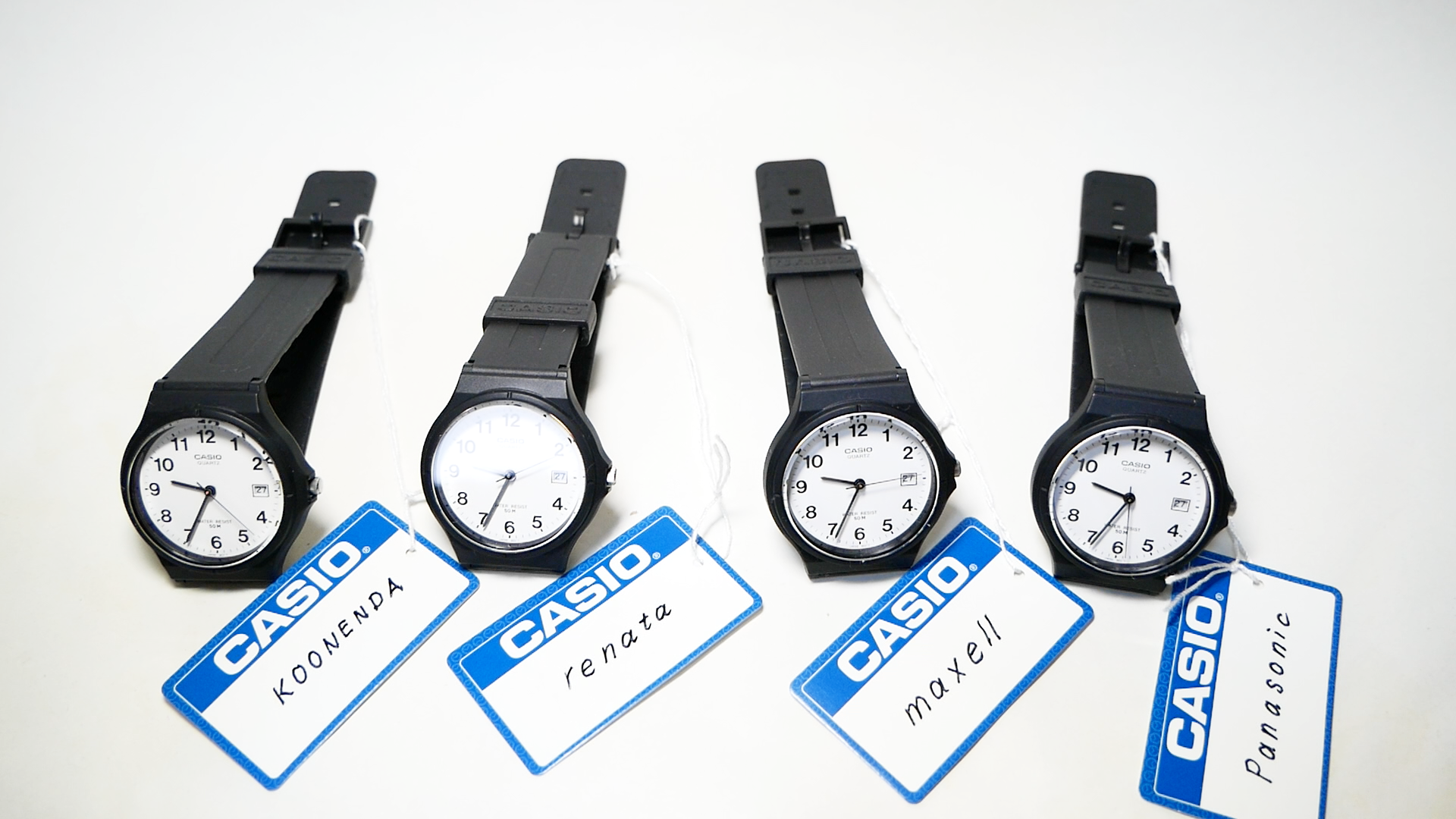 腕時計に最適な電池は？中国・スイス・日本製電池(SR626SW)耐久テスト！（3カ月経過報告） | カシオ腕時計マニアックスカシオ腕時計マニアックス